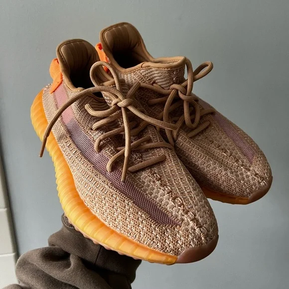 Shoe Yeezy Clay Yeezy Boost 350 V2 Clay Mens Shoe Tan Brown